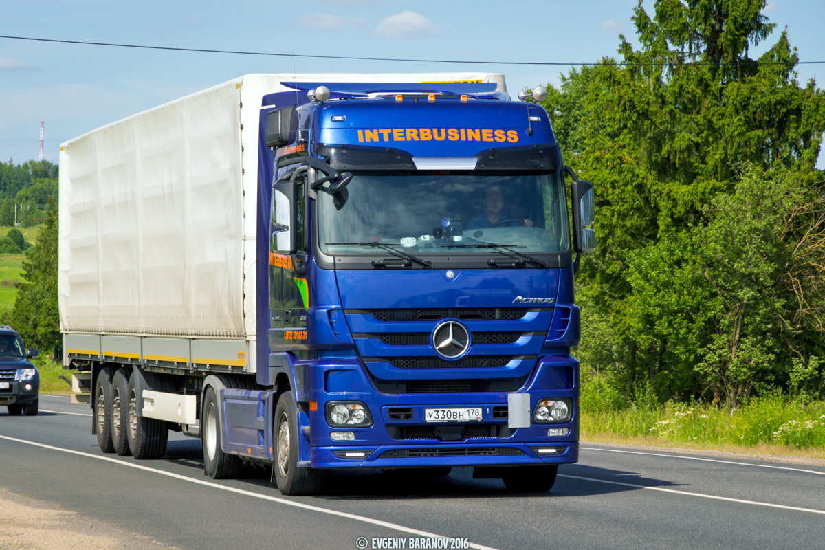 Санкт-Петербург, № У 330 ВН 178 — Mercedes-Benz Actros ('2009) 1846; Mercedes-Benz Actros ('2009) "Black Liner" & "White Liner" (Московская область)