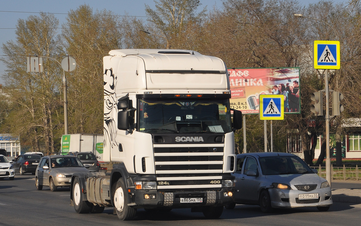 Омская область, № А 865 МА 155 — Scania ('1996) R124L