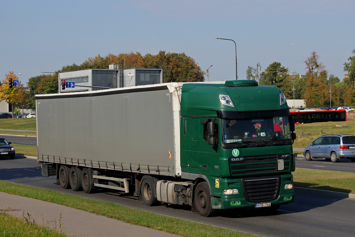 Литва, № HTB 744 — DAF XF105 FT