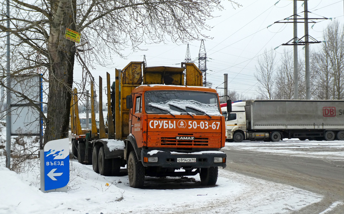 Костромская область, № О 914 СВ 44 — КамАЗ-53229-15 [53229R]