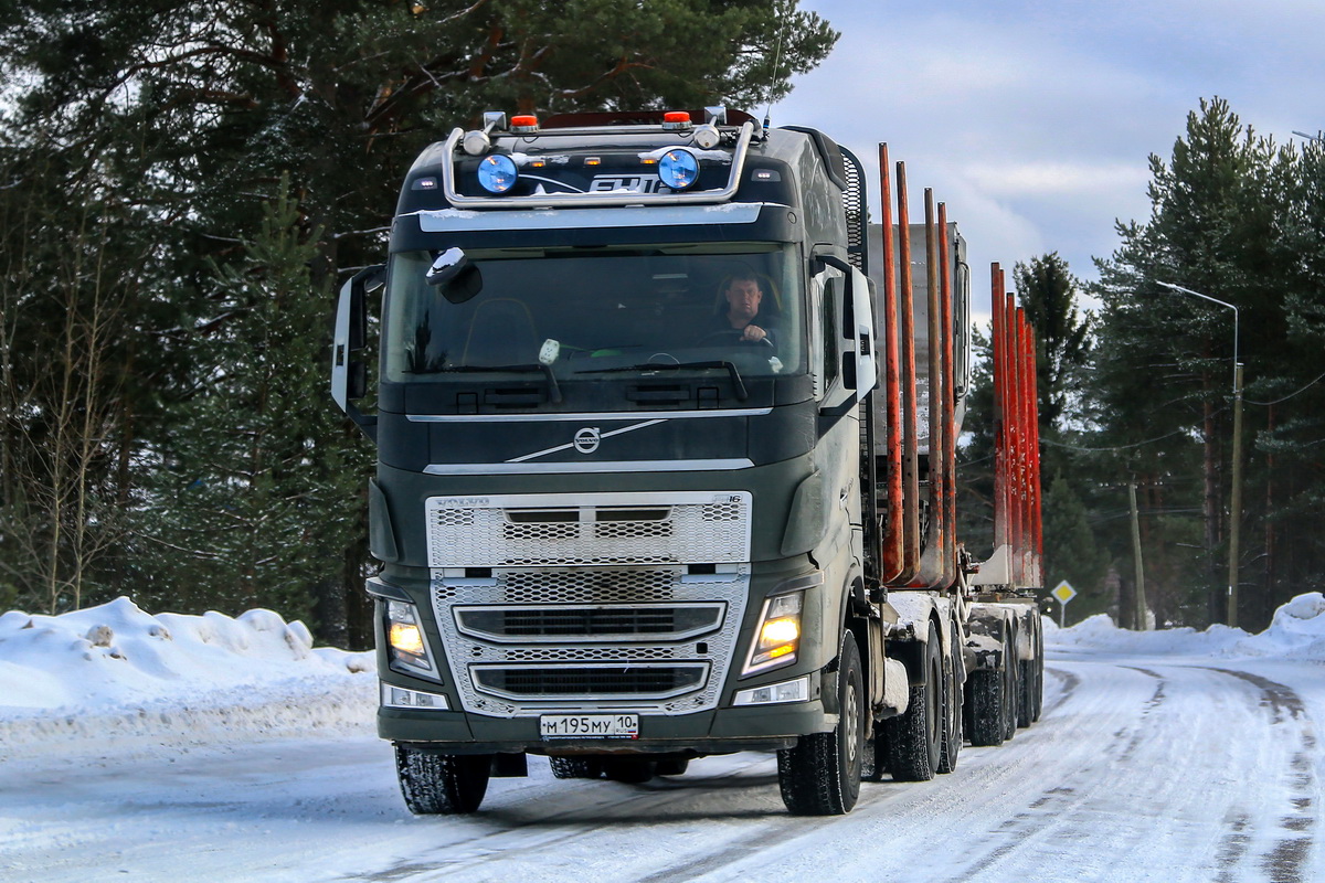 Карелия, № М 195 МУ 10 — Volvo ('2012) FH16.600