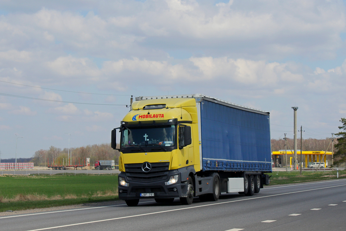 Литва, № LBF 781 — Mercedes-Benz Actros ('2011)