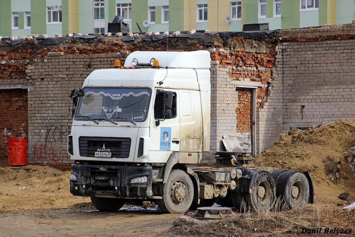 Архангельская область, № М 412 РВ 29 — МАЗ-6430B9