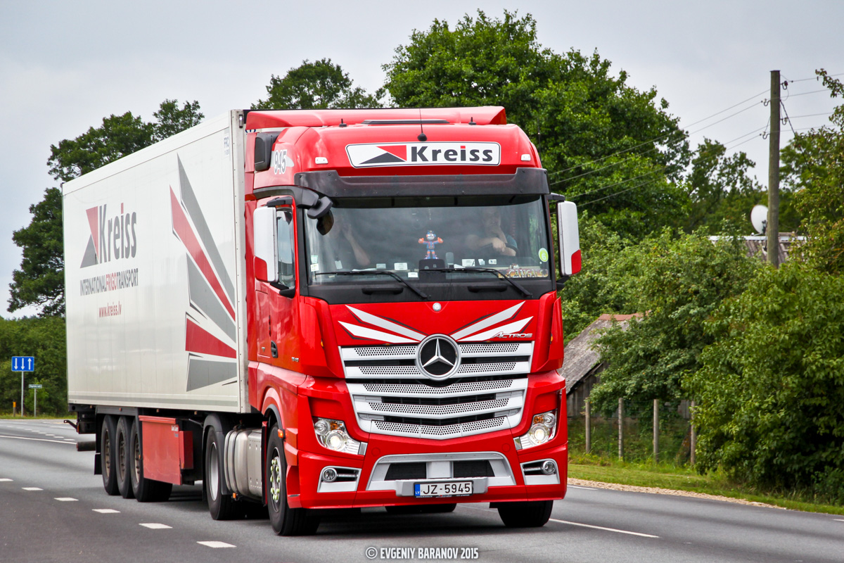 Латвия, № 945 — Mercedes-Benz Actros ('2011) 1845