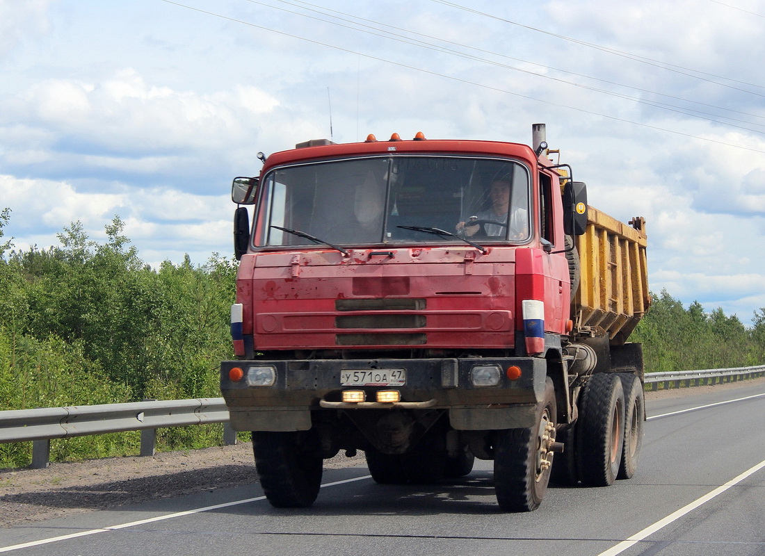 Ленинградская область, № У 571 ОА 47 — Tatra 815-2 S1