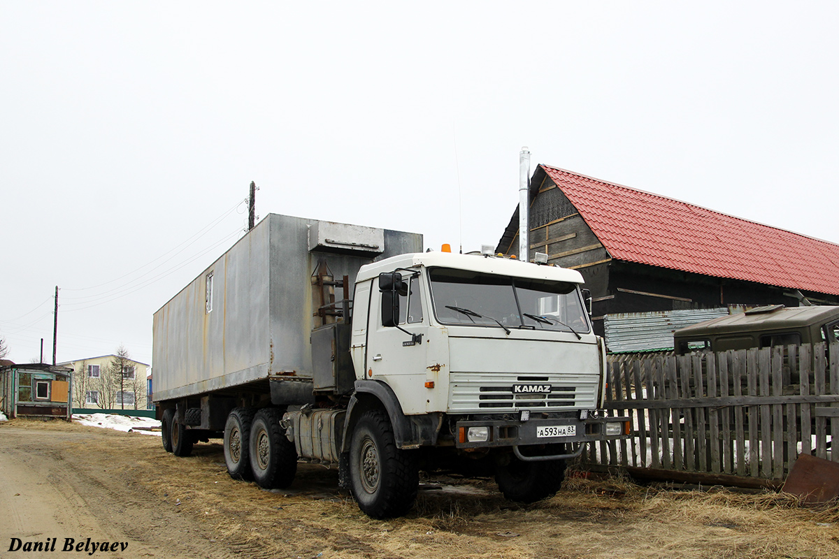 Ненецкий автономный округ, № А 593 НА 83 — КамАЗ-43101