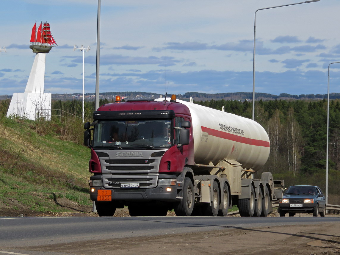 Кировская область, № Х 642 ОХ 43 — Scania ('2011) P400