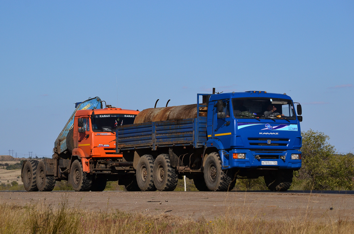 Волгоградская область, № В 789 ВС 134 — КамАЗ-43118-46