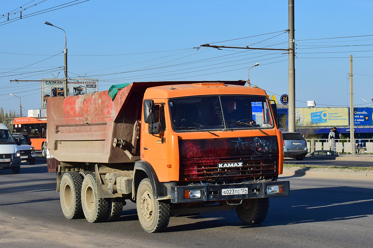 Волгоградская область, № А 023 ТС 134 — КамАЗ-55111-02 [55111C]