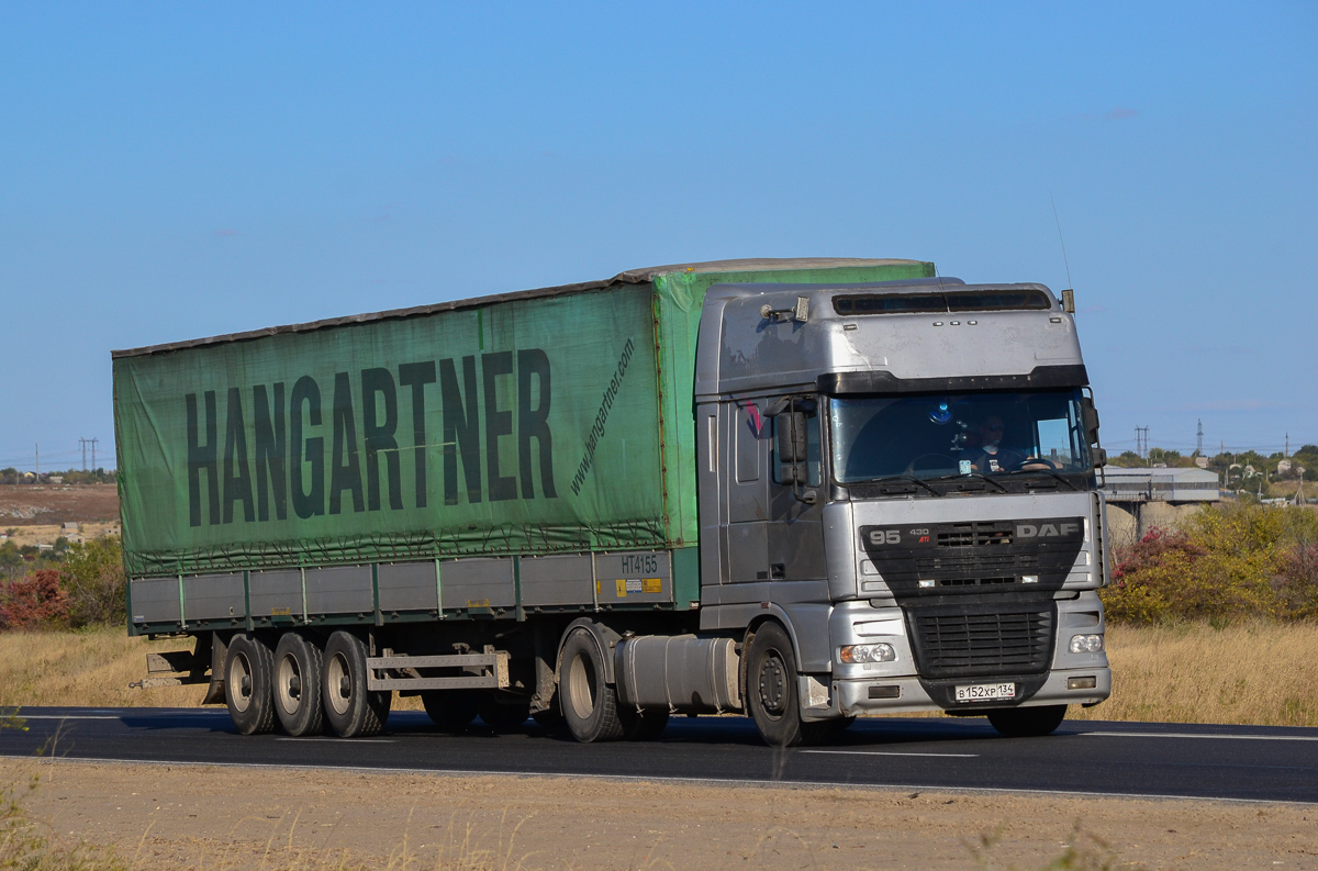 Волгоградская область, № В 152 ХР 134 — DAF 95XF FT