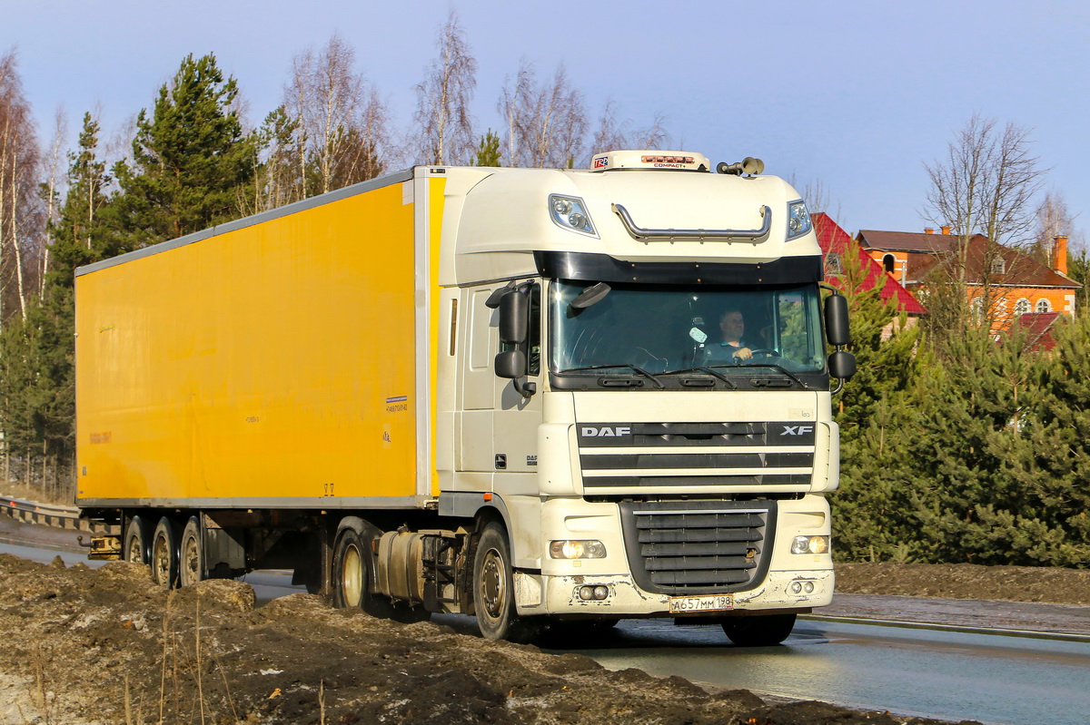 Санкт-Петербург, № А 657 ММ 198 — DAF XF105 FT