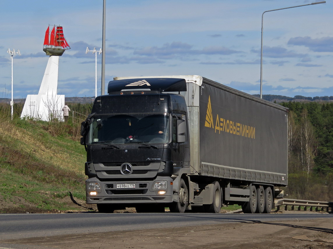 Санкт-Петербург, № У 698 КЕ 178 — Mercedes-Benz Actros '09 1841 [Z9M]