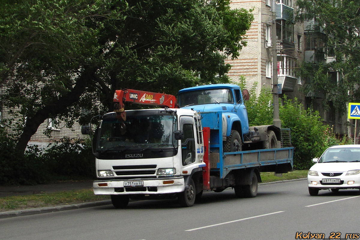 Алтайский край, № У 751 ХВ 22 — Isuzu Forward (общая модель)