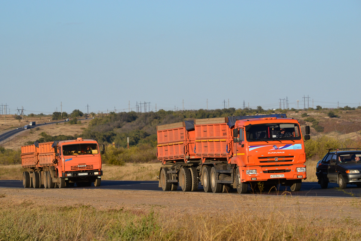 Волгоградская область, № Е 533 ВЕ 134 — КамАЗ-65115-42