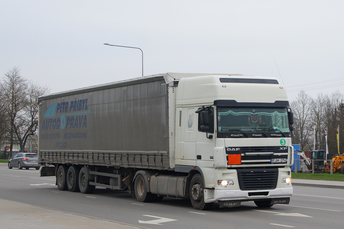 Литва, № FJH 274 — DAF XF95 FT