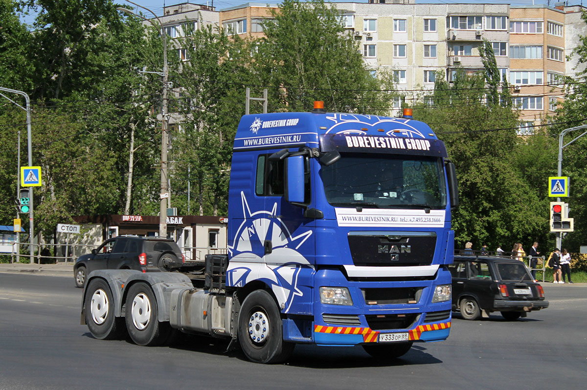 Московская область, № У 333 ОР 69 — MAN TGX ('2007) 33.480