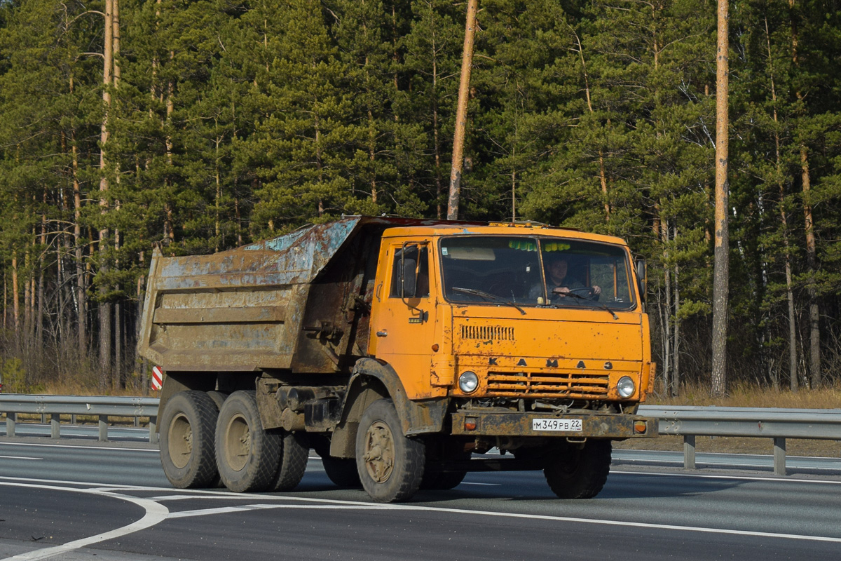 Алтайский край, № М 349 РВ 22 — КамАЗ-5511