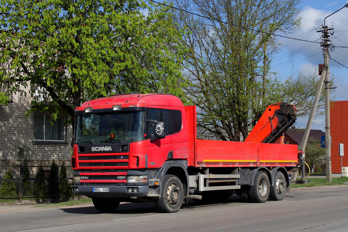 Литва, № MDL 936 — Scania ('1996) P124G