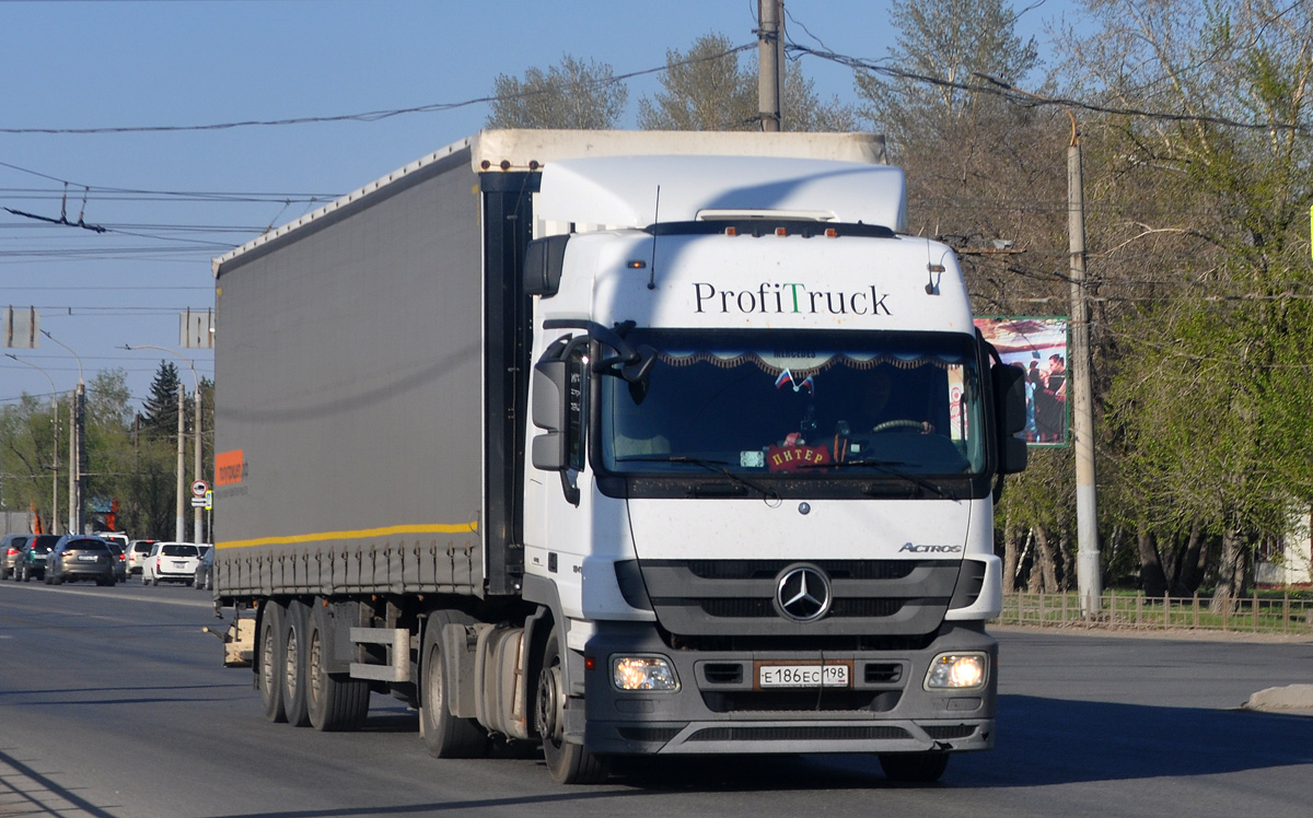 Санкт-Петербург, № Е 186 ЕС 198 — Mercedes-Benz Actros '09 1841 [Z9M]