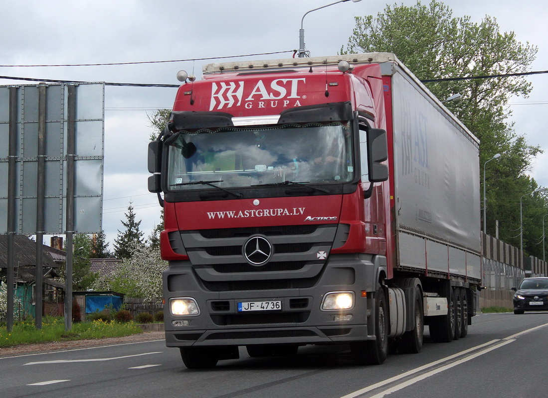 Латвия, № JF-4736 — Mercedes-Benz Actros ('2009)