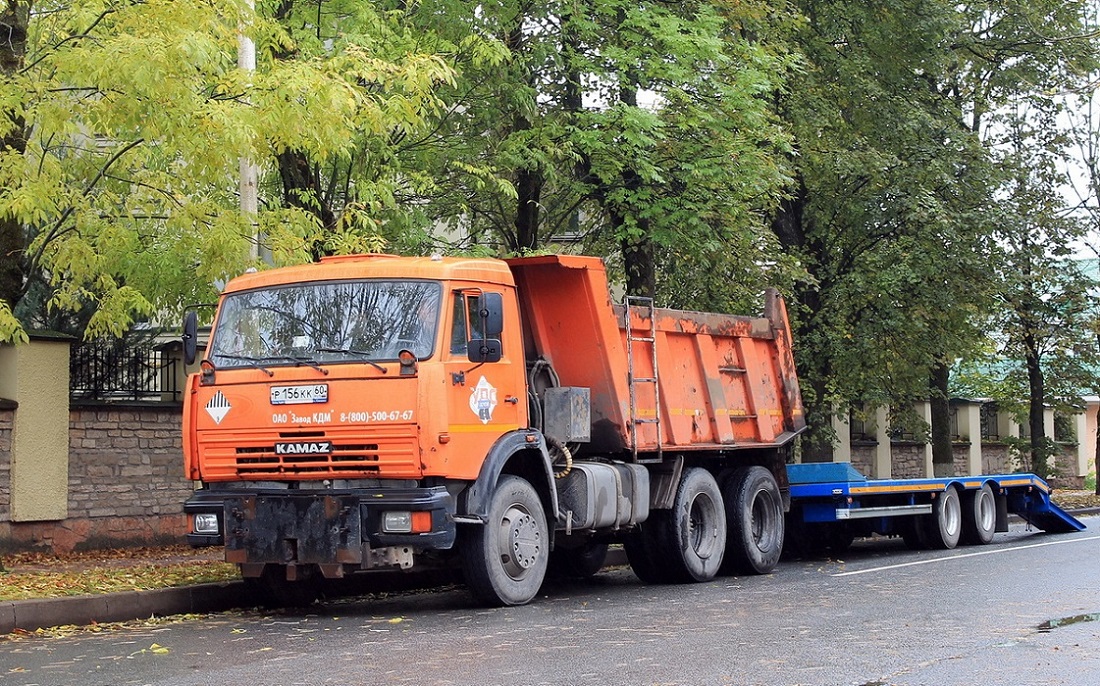 Псковская область, № Р 156 КК 60 — КамАЗ-65115-D3