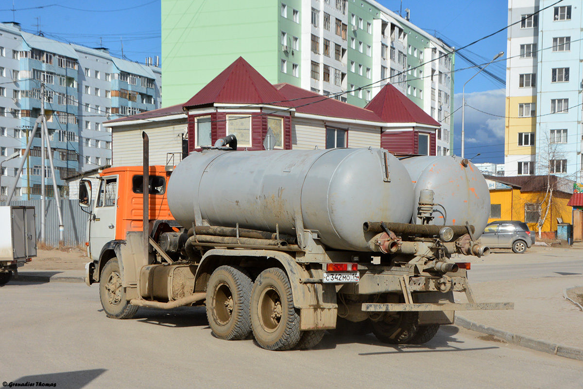 Саха (Якутия), № С 342 МО 14 — КамАЗ-53213