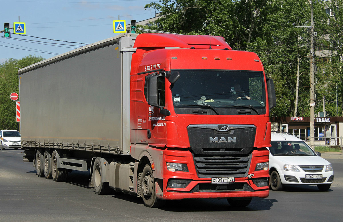 Нижегородская область, № Х 101 ВТ 152 — MAN TGX ('2020) 18.440