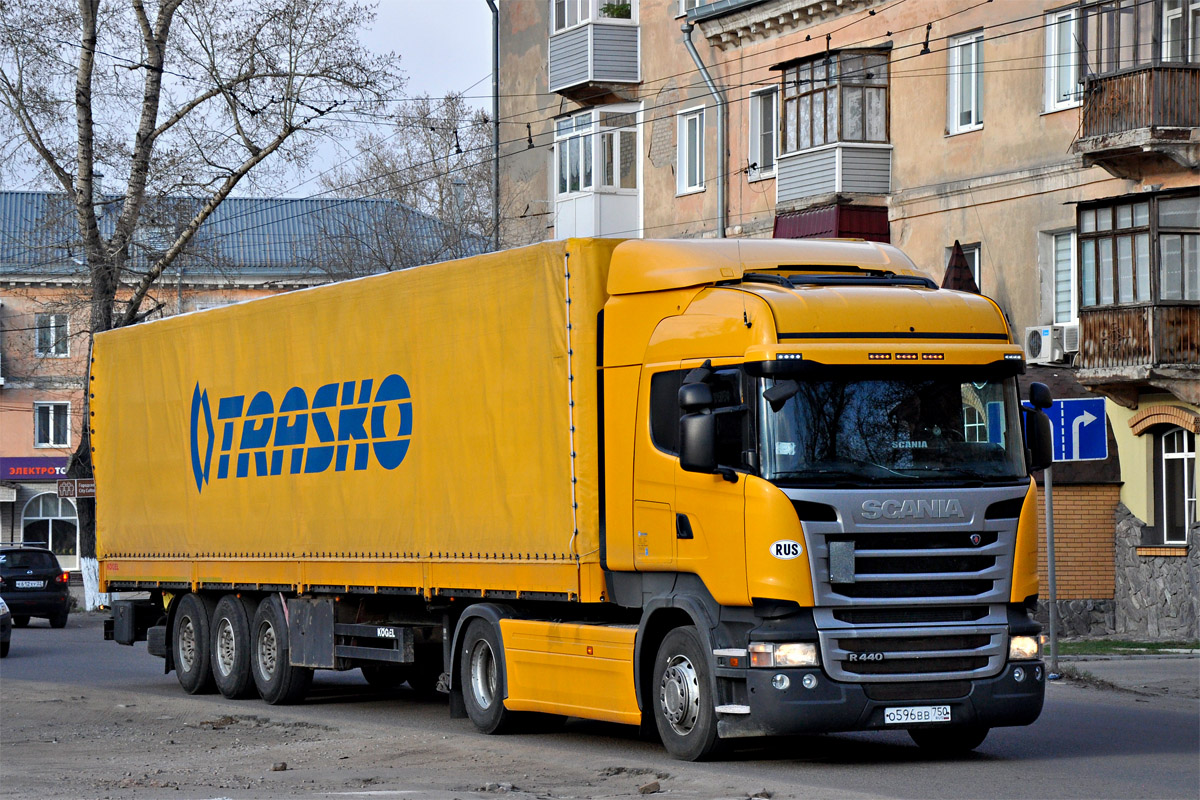 Московская область, № О 596 ВВ 750 — Scania ('2013) R440