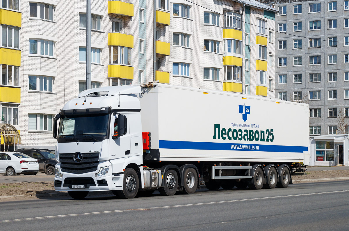 Архангельская область, № О 079 ВТ 29 — Mercedes-Benz Actros '18 2545 [Z9M]