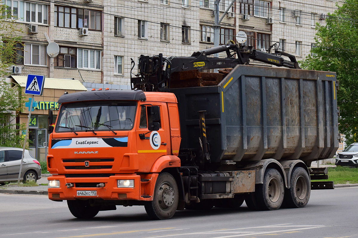 Краснодарский край, № В 462 КС 193 — КамАЗ-65115 (общая модель)