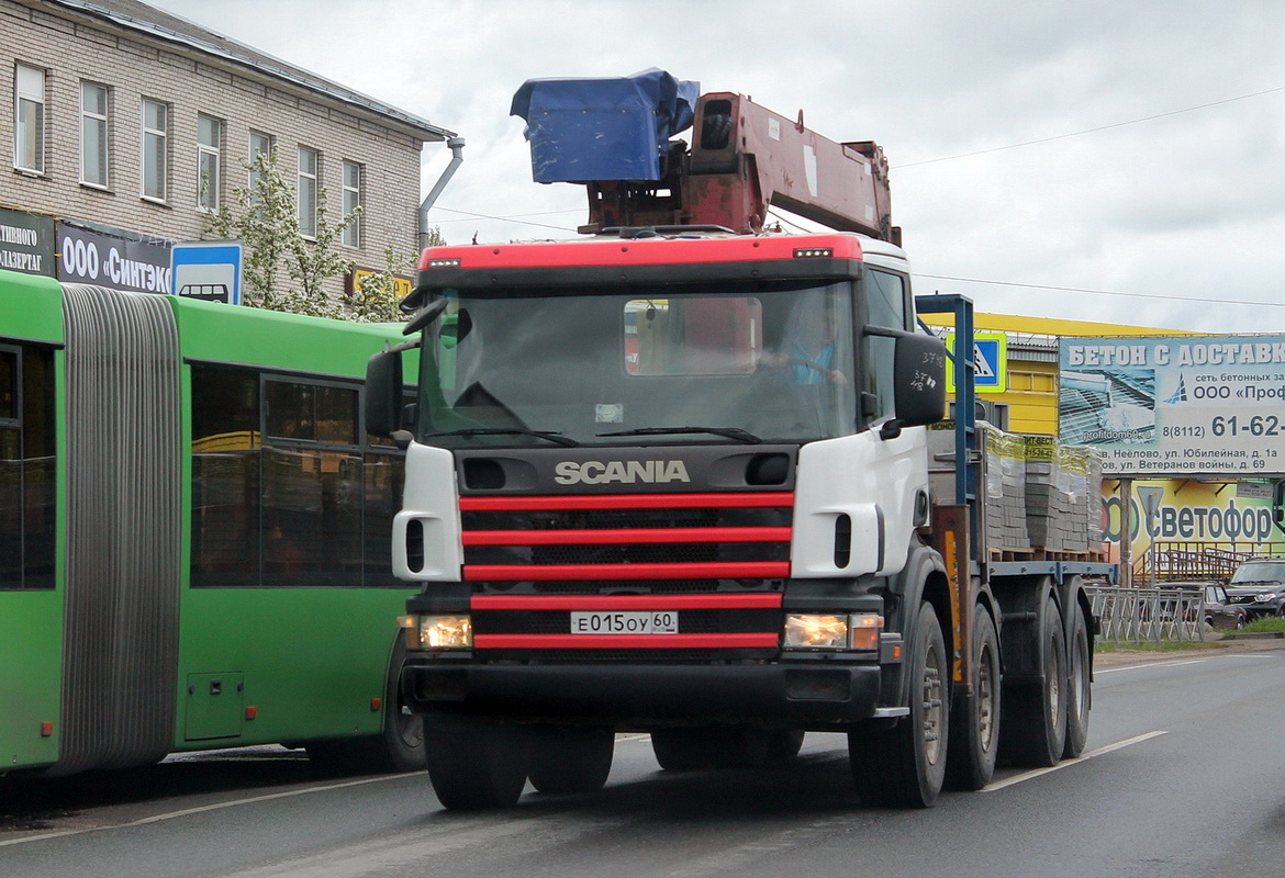 Псковская область, № Е 015 ОУ 60 — Scania ('1996) P114C