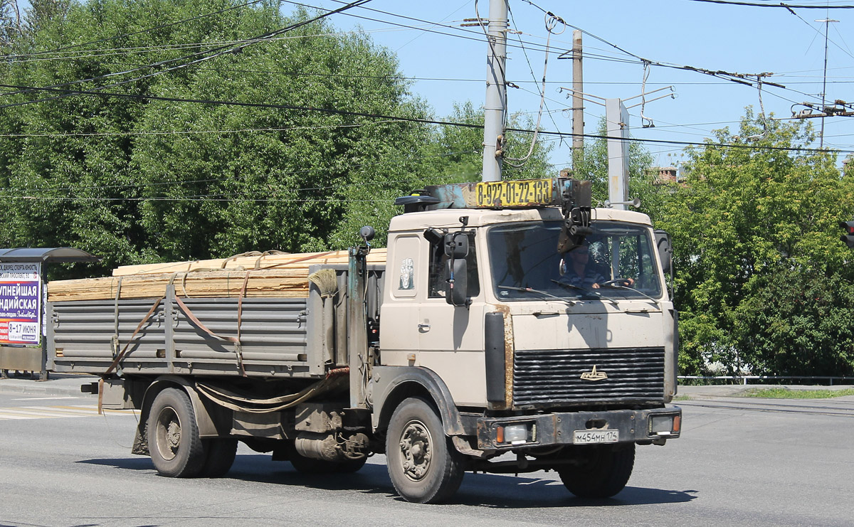 Челябинская область, № М 454 МН 174 — МАЗ-53366