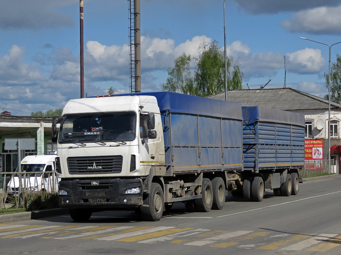 Ульяновская область, № С 125 КВ 73 — МАЗ-6312B9