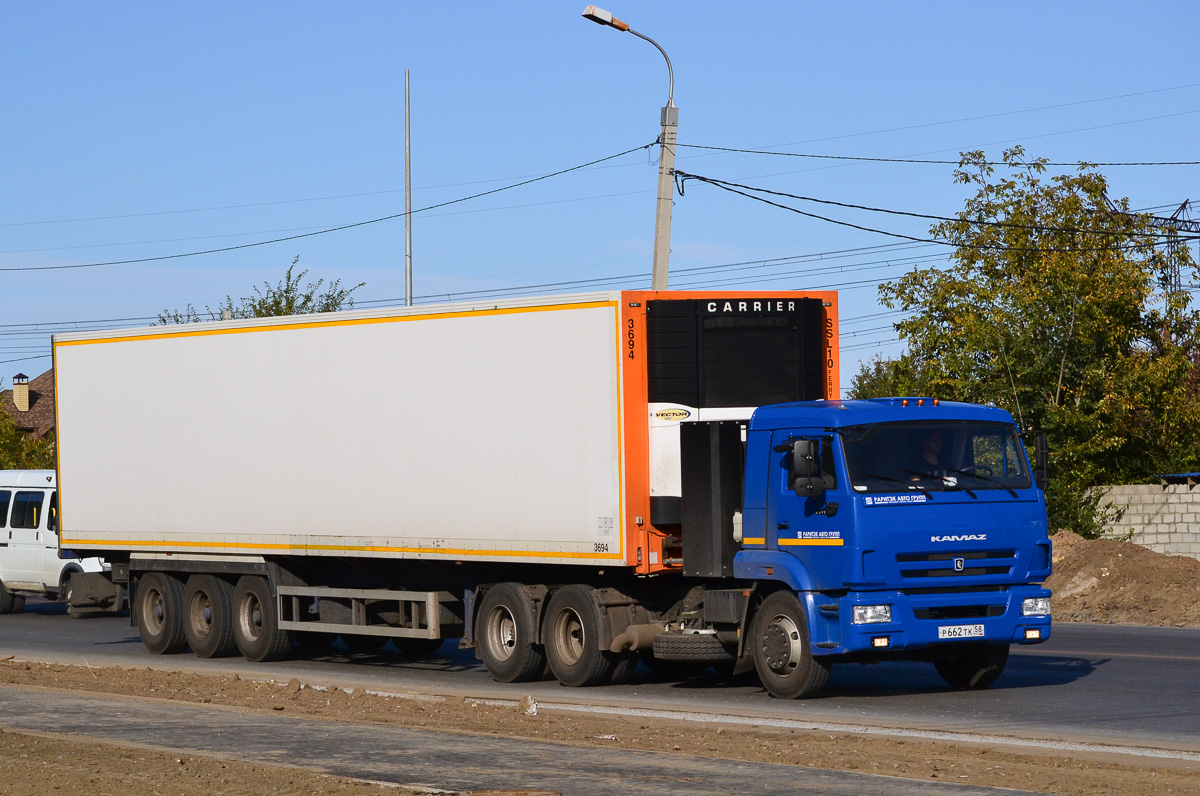 Пензенская область, № Р 662 ТК 58 — КамАЗ-65116-37