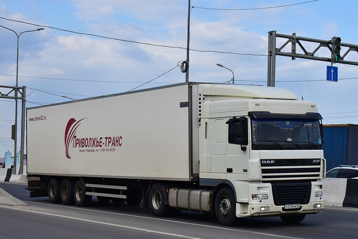 Астраханская область, № У 015 МК 30 — DAF XF105 FT