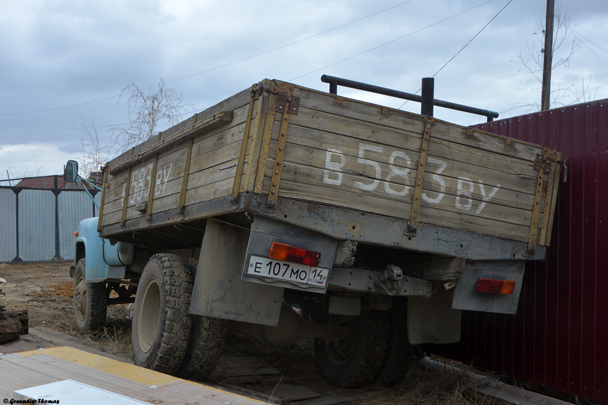 Саха (Якутия), № Е 107 МО 14 — ГАЗ-53А