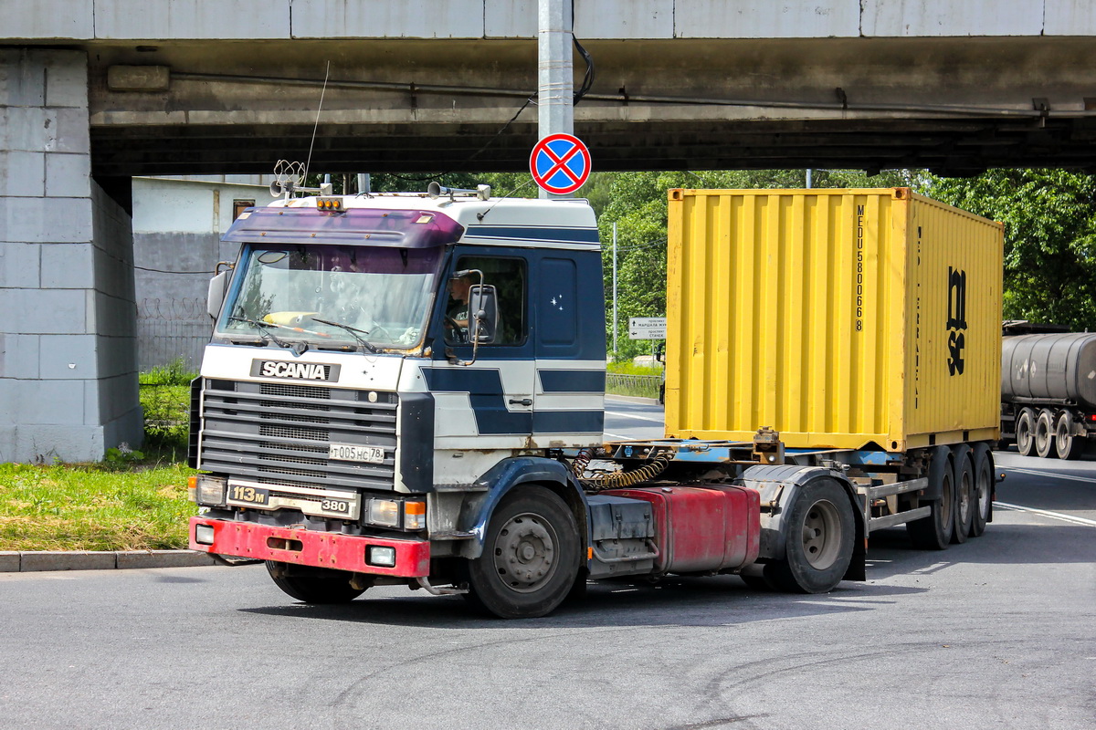 Санкт-Петербург, № Т 005 НС 78 — Scania (II) R113M