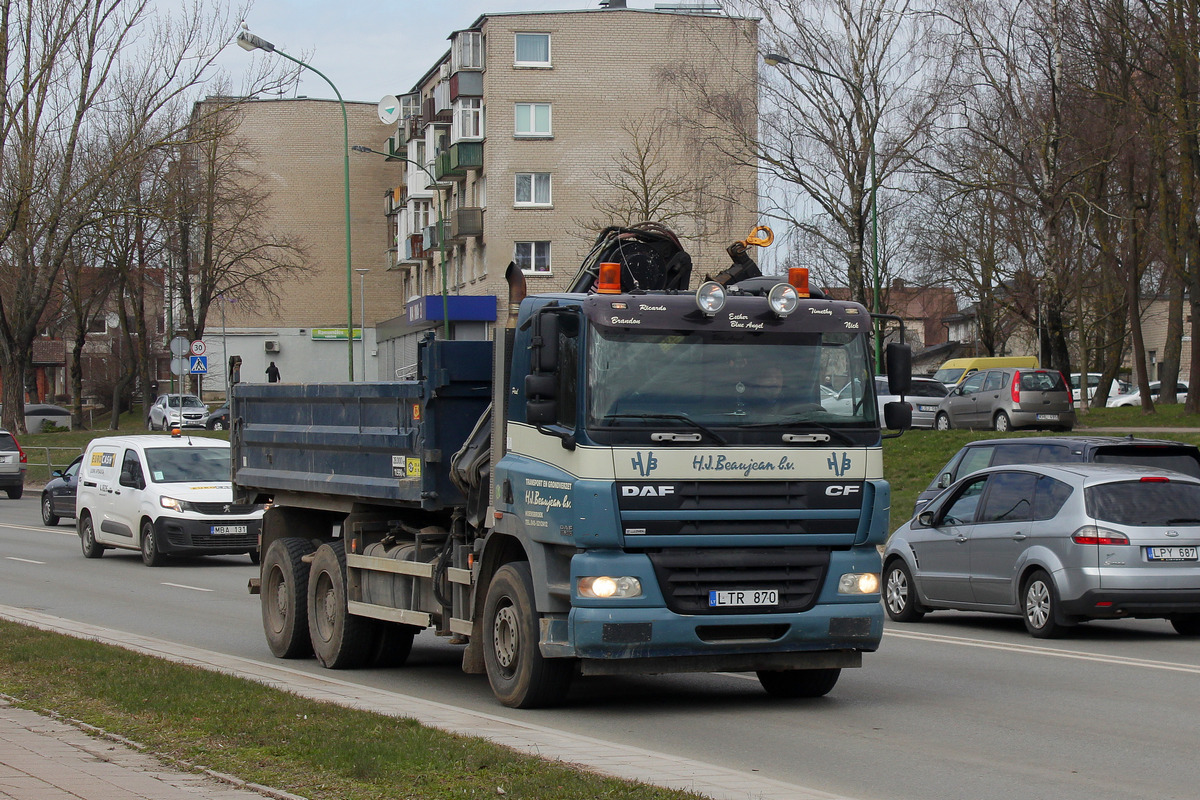 Литва, № LTR 870 — DAF CF85 FAT