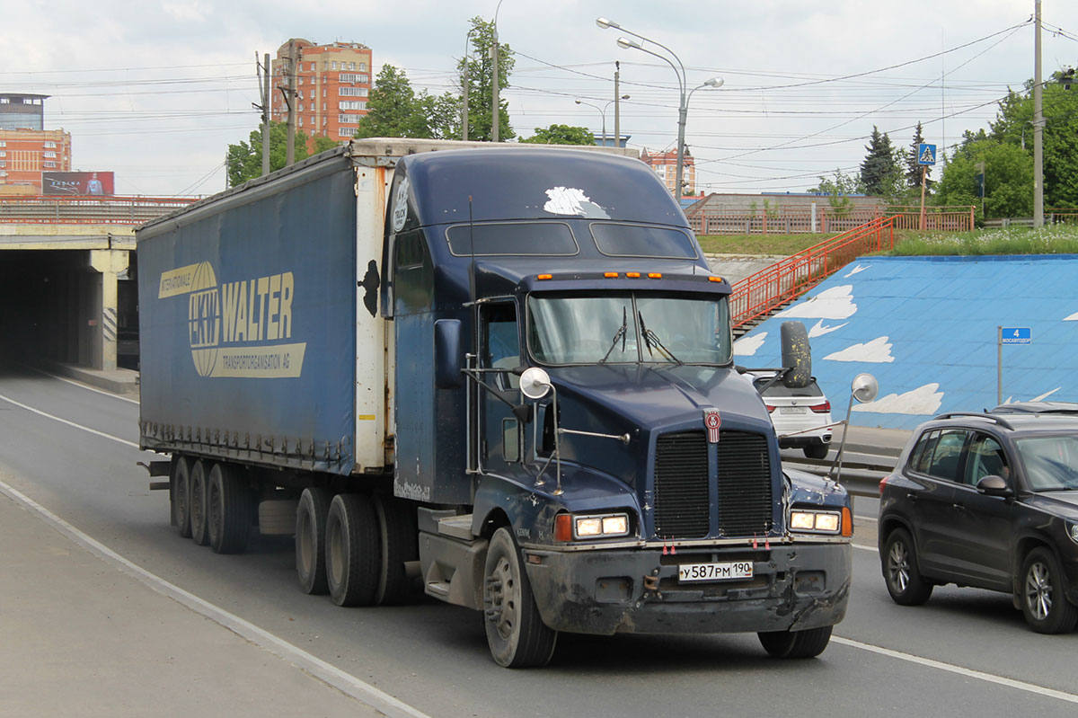 Московская область, № У 587 РМ 190 — Kenworth T600