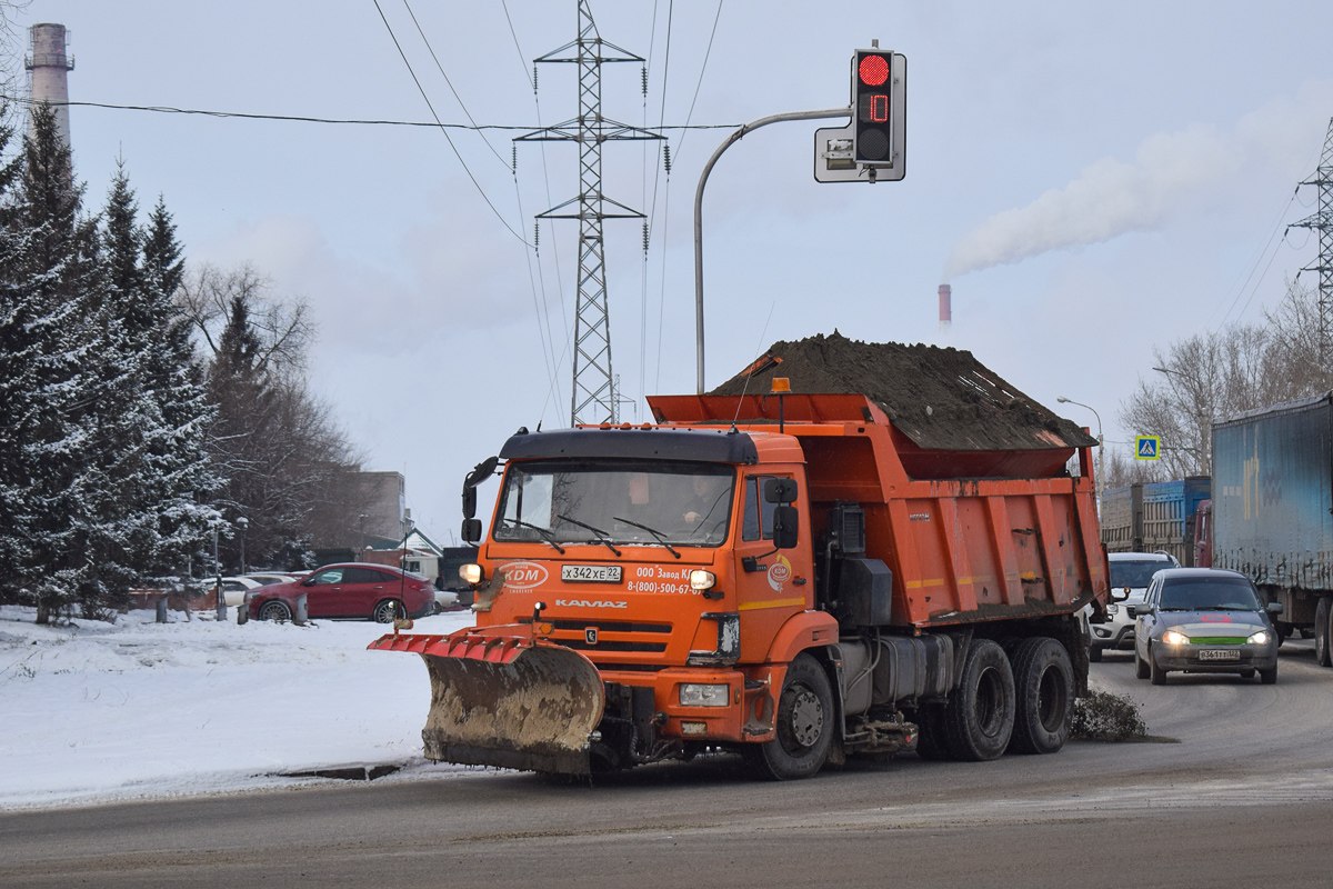 Алтайский край, № Х 342 ХЕ 22 — КамАЗ-65115-50