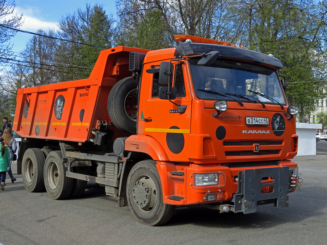 Кировская область, № В 314 СС 43 — КамАЗ-65115-A5