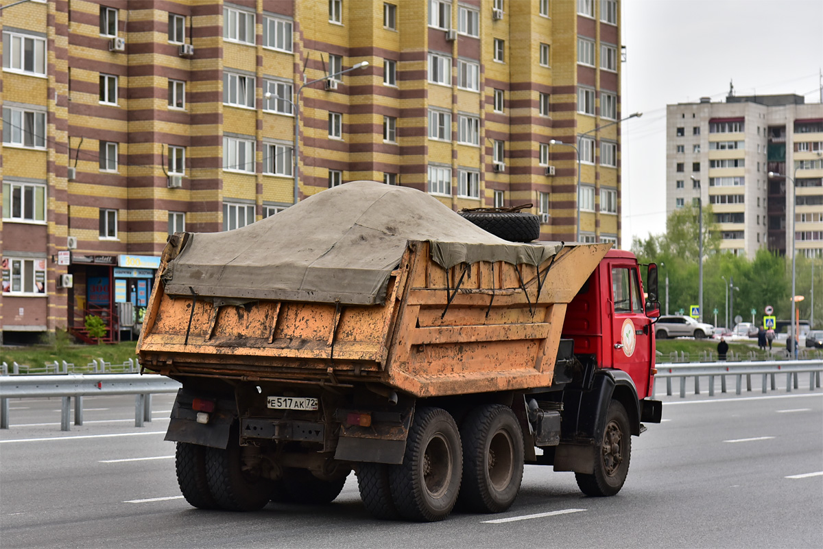 Тюменская область, № Е 517 АК 72 — КамАЗ-5511