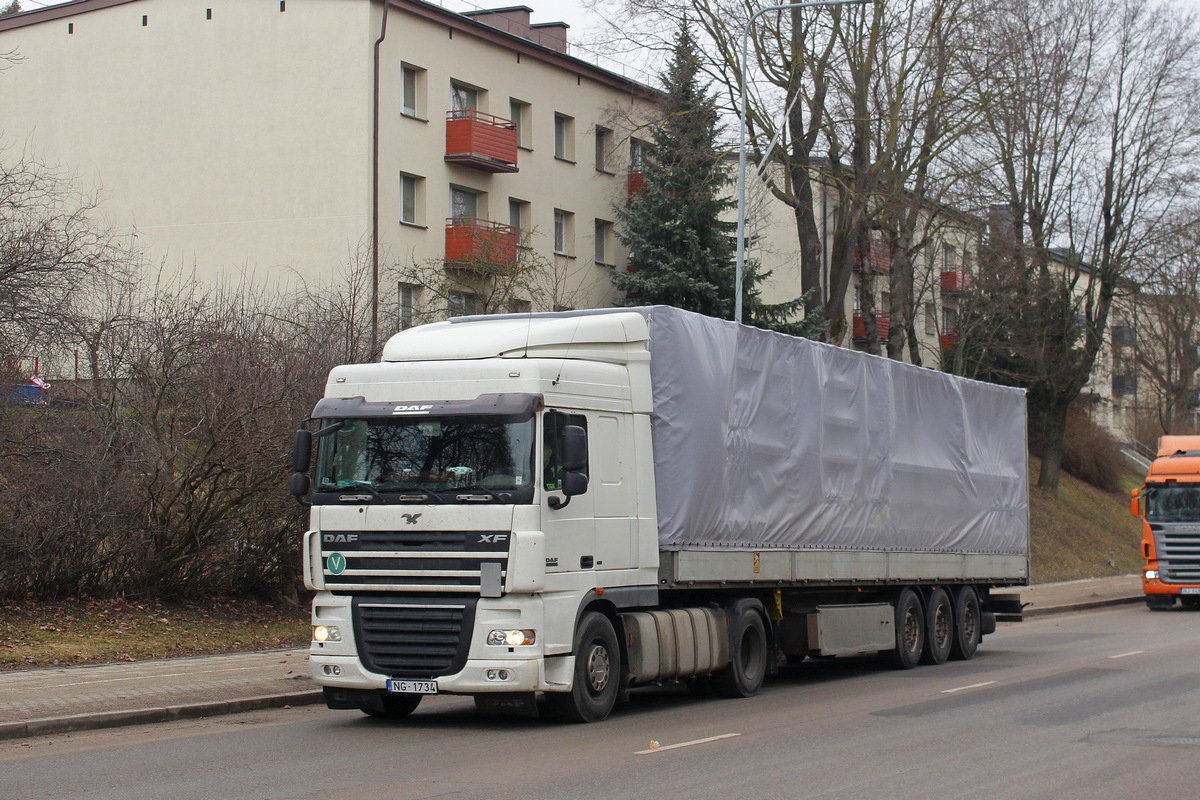 Латвия, № NG-1734 — DAF XF105 FT