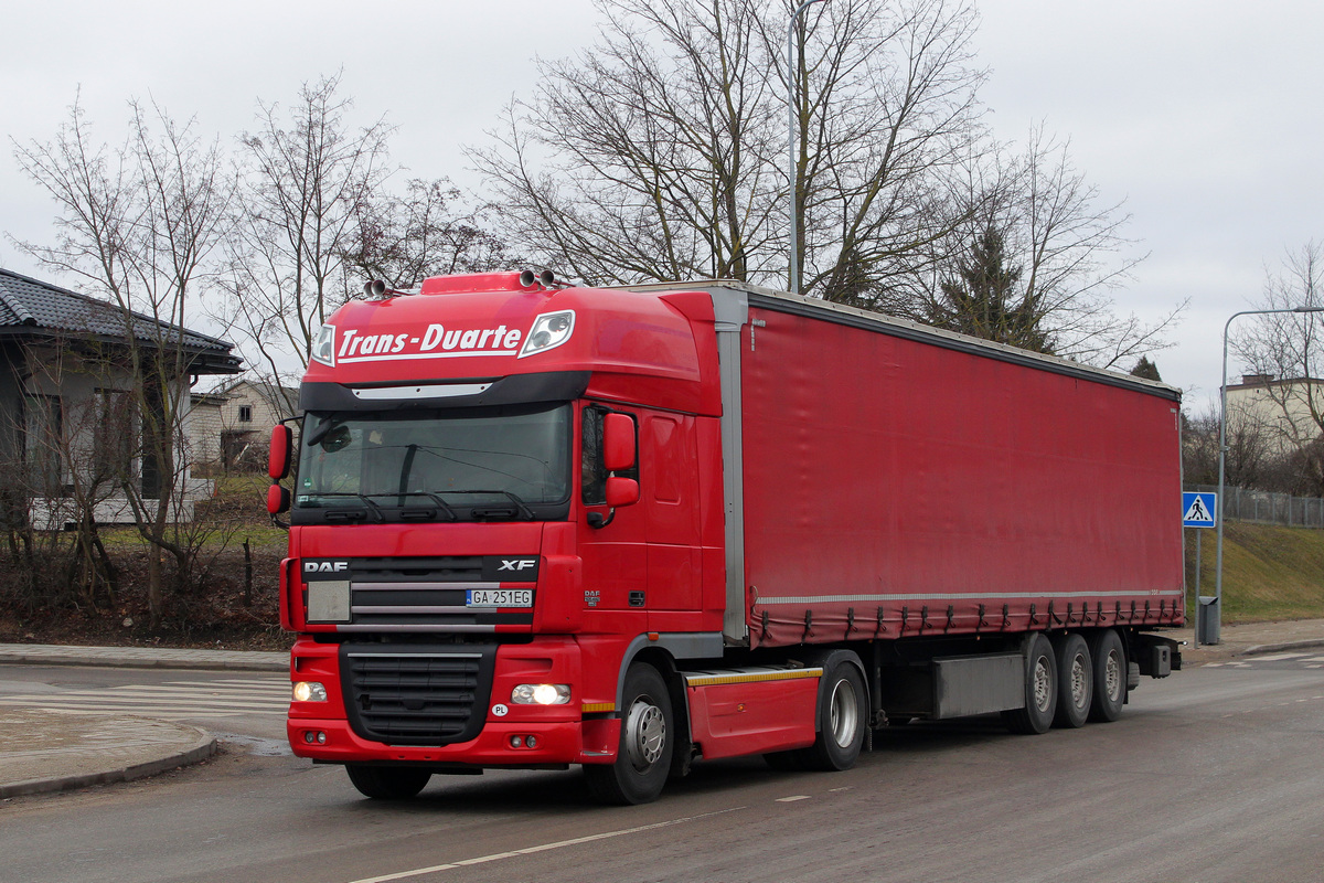 Польша, № GA 251EG — DAF XF105 FT