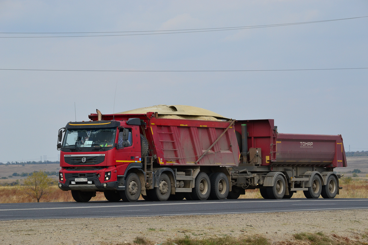 Волгоградская область, № А 002 УН 134 — Volvo ('2010) FMX.440 [X9P]