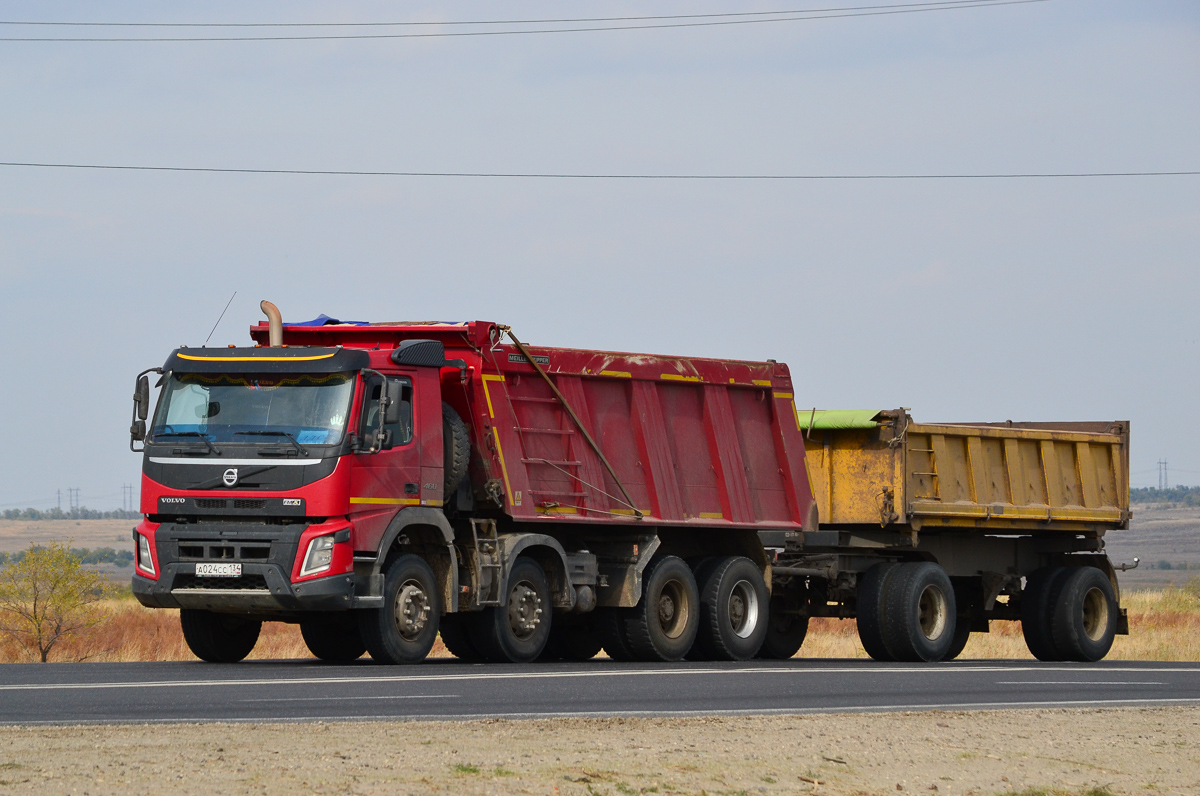 Волгоградская область, № А 024 СС 134 — Volvo ('2013) FMX.460 [X9P]