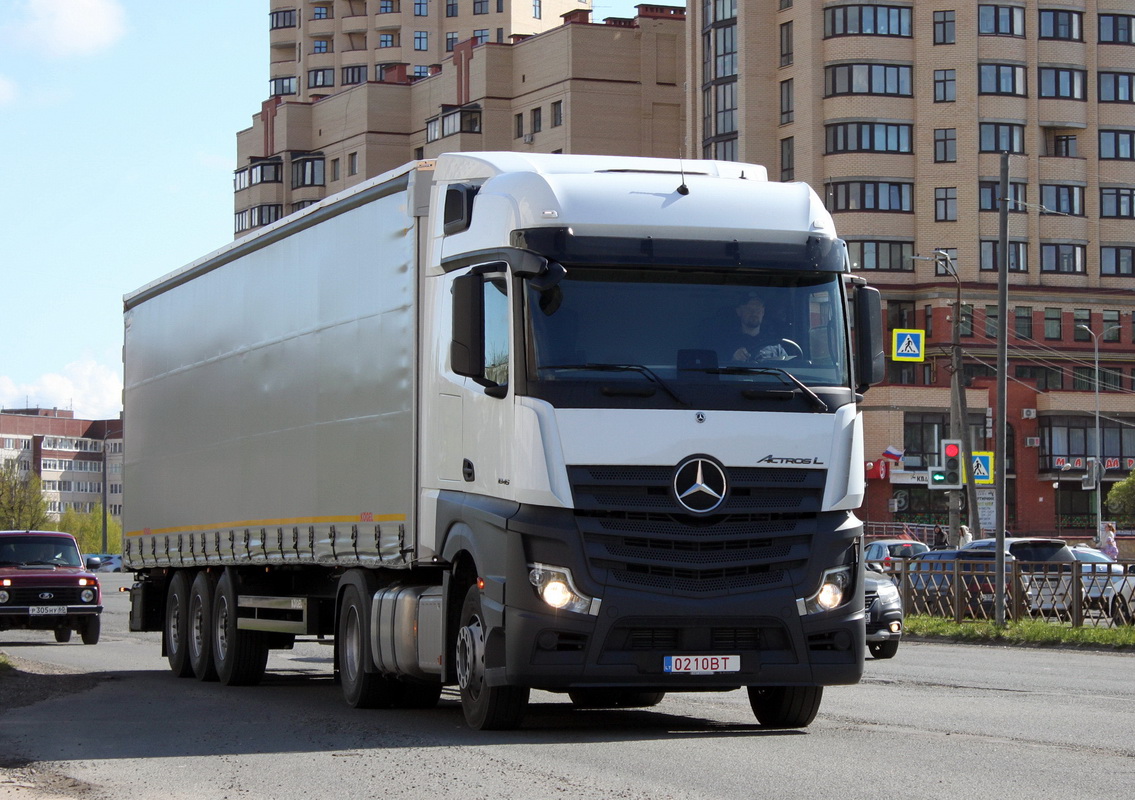 Литва, № 0210 BT — Mercedes-Benz Actros ('2018)