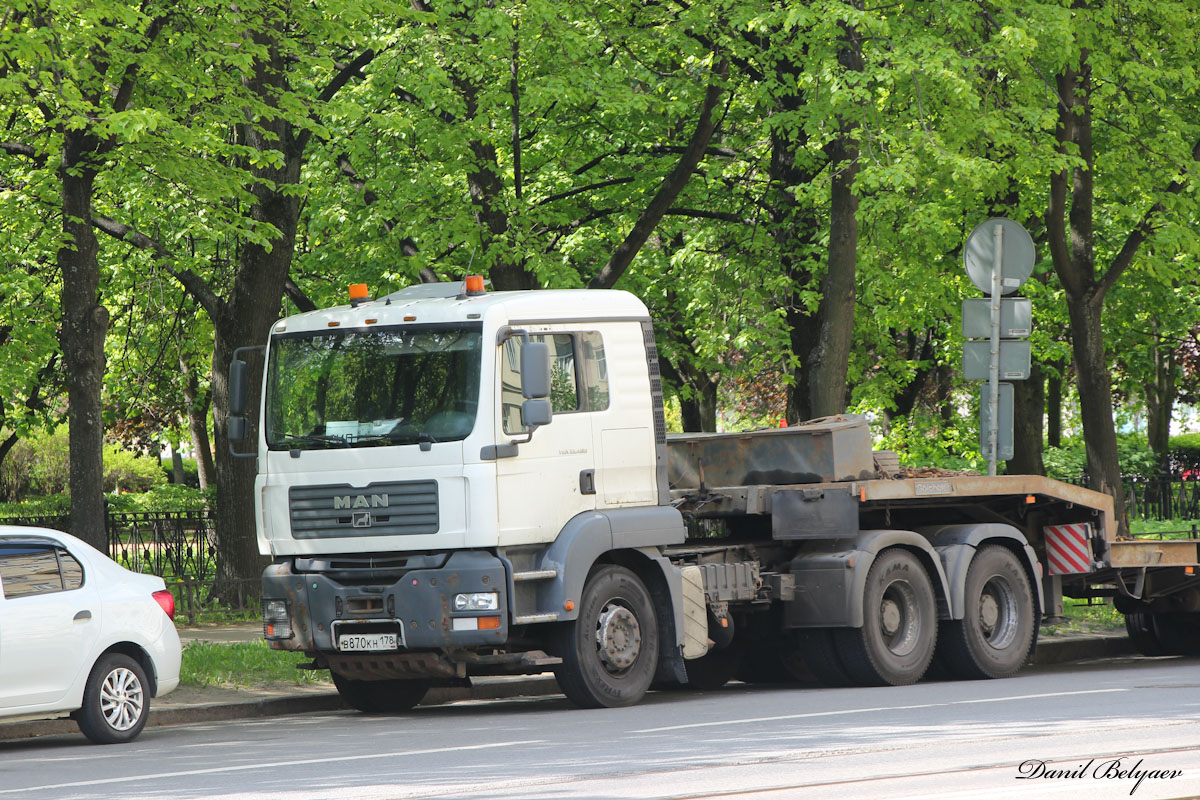 Ленинградская область, № В 870 КН 178 — MAN TGA 33.480