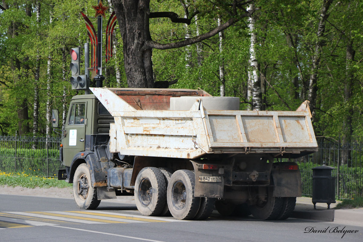 Ленинградская область, № В 842 ВЕ 47 — КамАЗ-55111 [551110]