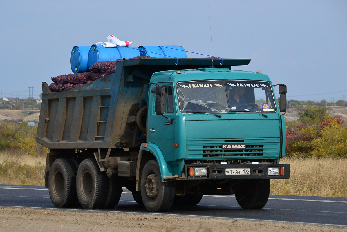 Ханты-Мансийский автоном.округ, № А 173 МТ 186 — КамАЗ-65115-01 [65115A]